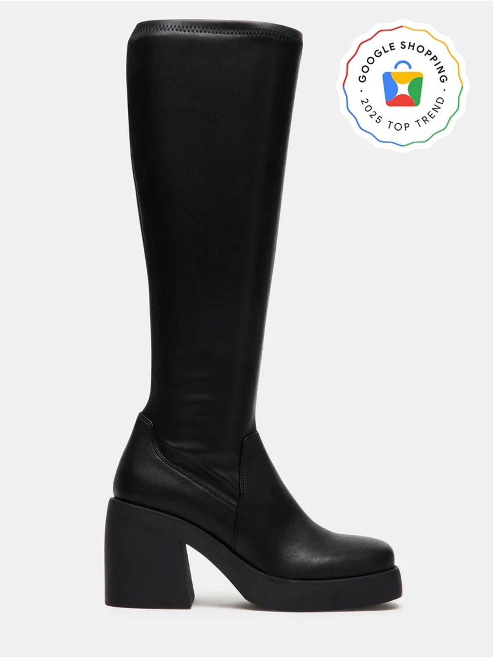 Steve Madden Black Knee-High Platform Block Heel Boots

FANATIK BOOTS